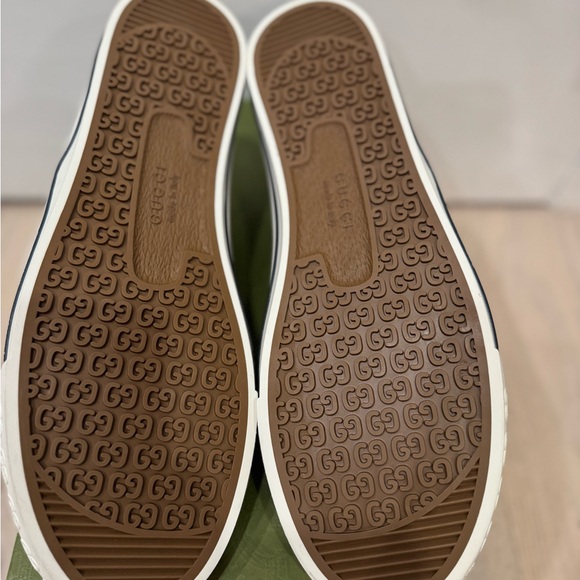 New Gucci Tennis 1977 Denim GG Logo Supreme Sneaker Shoes Size US Size 13 - Picture 7 of 10